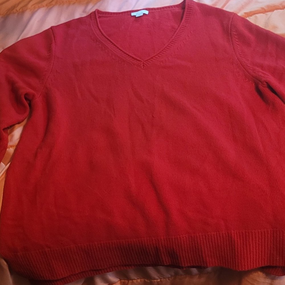 J.Jill XL red sweater